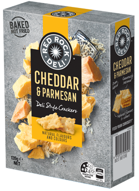 CHEDDAR & PARMESAN DELI STYLE CRACKERS