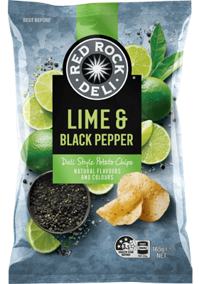 LIME & BLACK PEPPER POTATO CHIPS