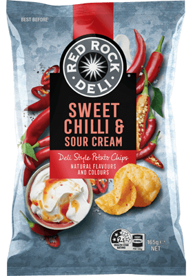SWEET CHILLI AND SOUR CREAM POTATO CHIPS