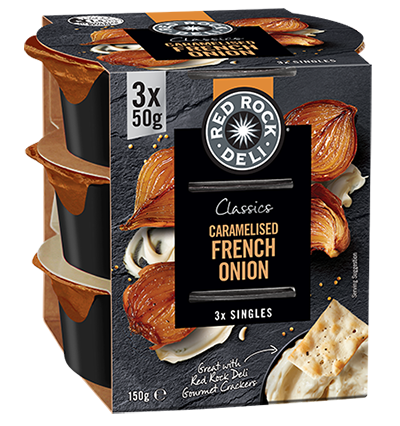 Classics Singles Caramelised French Onion 3x50g