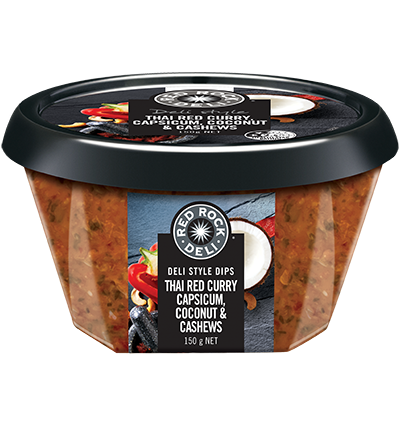 Deli Style Thai Red Curry, Capsicum, Coconut & Cashews 150g