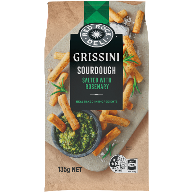 GRISSINI SOURDOUGH SALTED WITH ROSEMARY