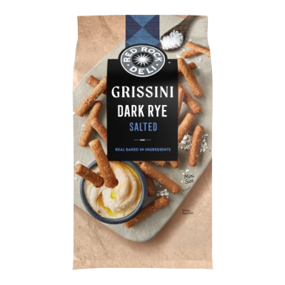 MINI GRISSINI DARK RYE SALTED