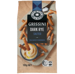 GRISSINI DARK RYE SALTED