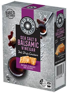 Sea Salt & Balsamic Vinegar Deli Style Crackers
